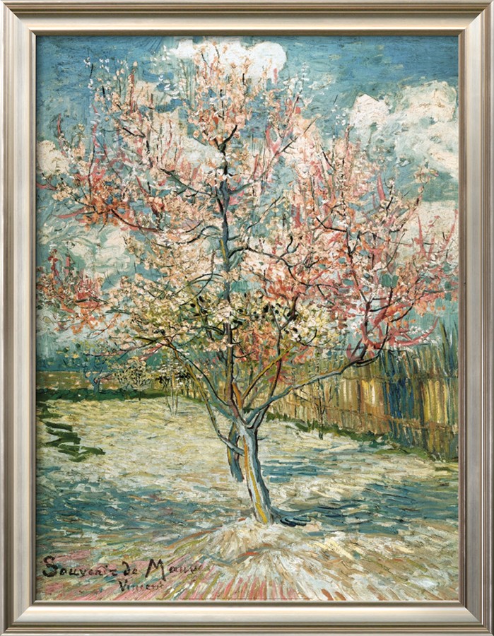 Peach Tree in Bloom at Arles - Vincent Van Gogh Paintings